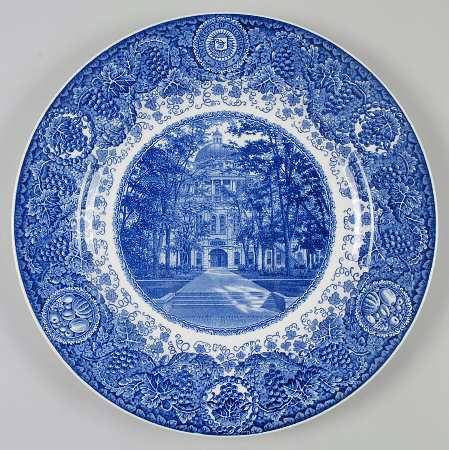 University of Michigan Blue Dinner Plate