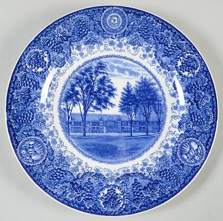 University of Michigan Blue Dinner Plate