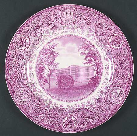University of Michigan Mulberry Dinner Plate