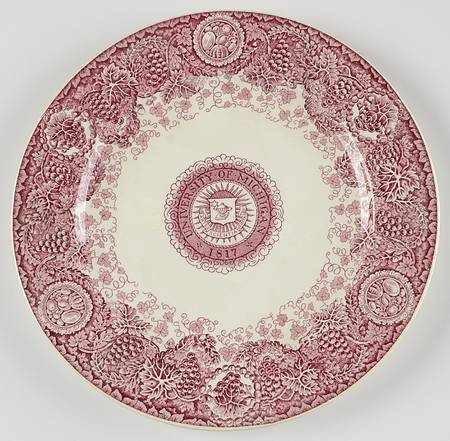 University of Michigan Mulberry Luncheon Plate