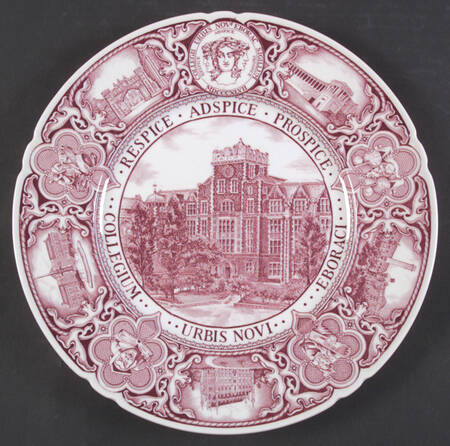 The College of the City of New York Mulberry Dinner Plate