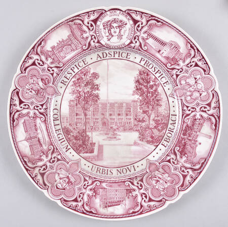 The College of the City of New York Mulberry Dinner Plate