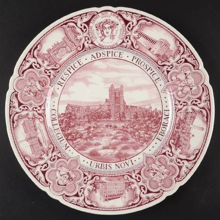 The College of the City of New York Mulberry Dinner Plate