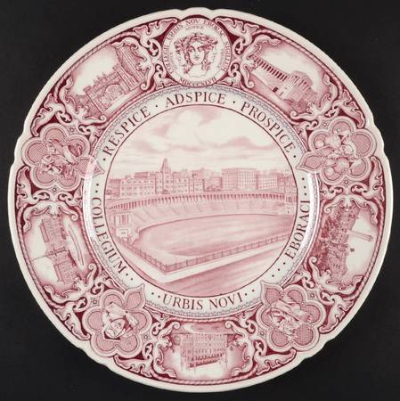 The College of the City of New York Mulberry Dinner Plate