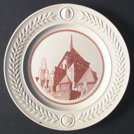 University of Pennsylvania Pink Dinner Plate