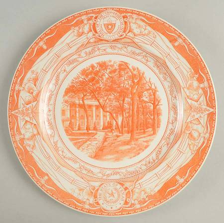 University of Texas Orange Dinner Plate