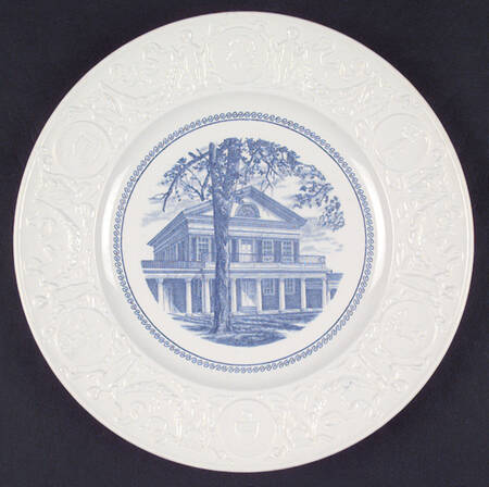 University of Virginia Blue Dinner Plate