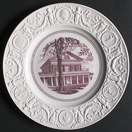University of Virginia Mulberry Dinner Plate