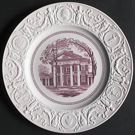 University of Virginia Mulberry Dinner Plate