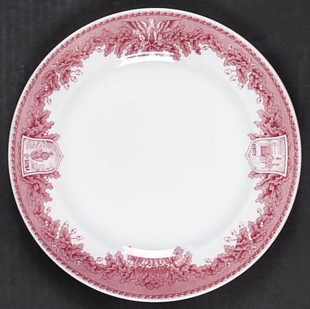 United States Military Academy Red Luncheon Plate