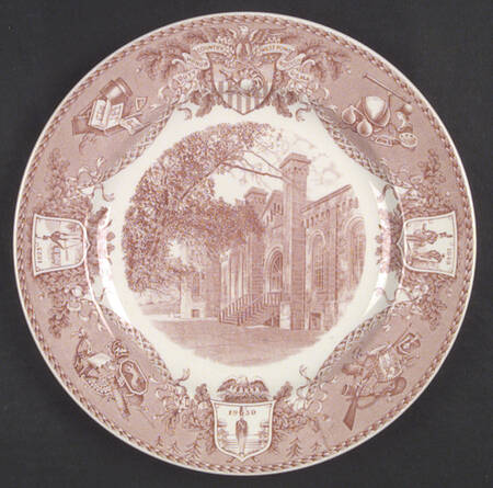 United States Military Academy Red Dinner Plate
