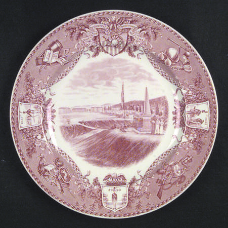 United States Military Academy Red Dinner Plate