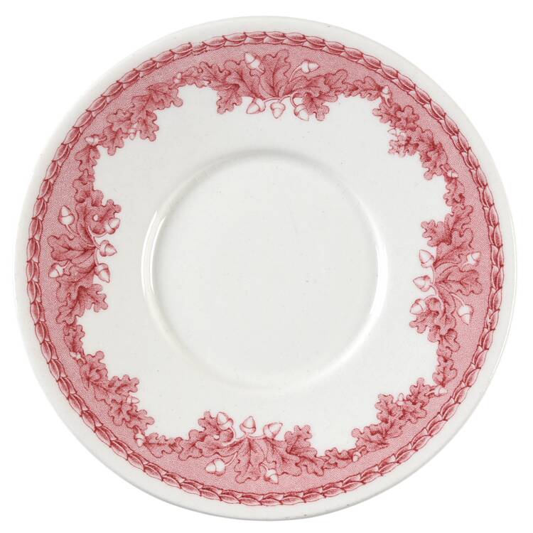 United States Military Academy Red Saucer for Demitasse Cup