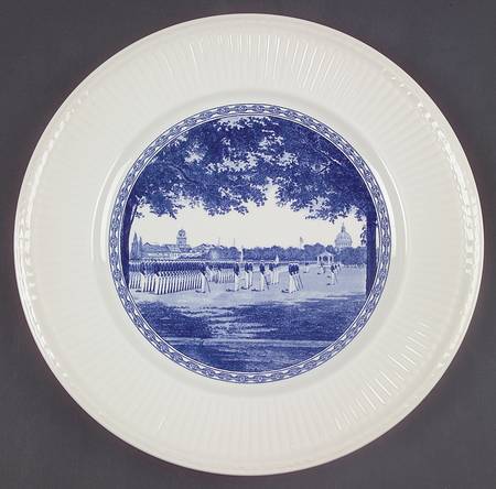 United States Naval Academy Blue (Edme) Dinner Plate