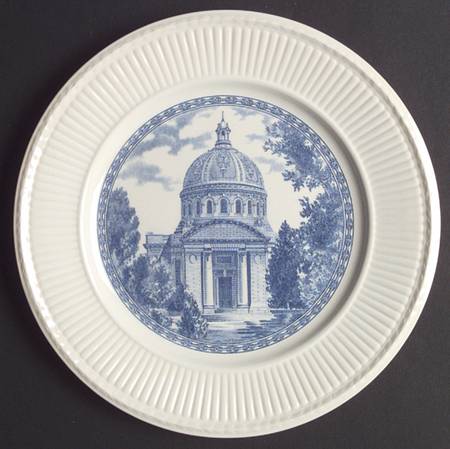United States Naval Academy Blue (Edme) Dinner Plate