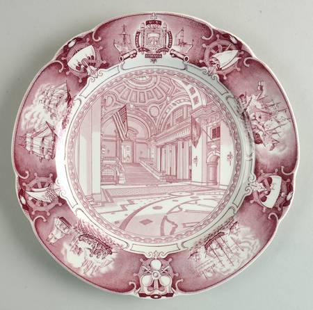United States Naval Academy Mulberry Dinner Plate