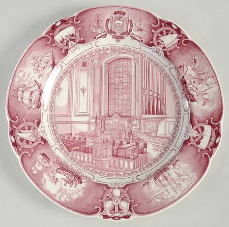 United States Naval Academy Mulberry Dinner Plate