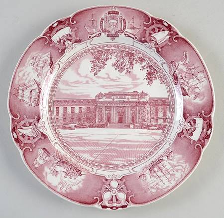 United States Naval Academy Mulberry Dinner Plate
