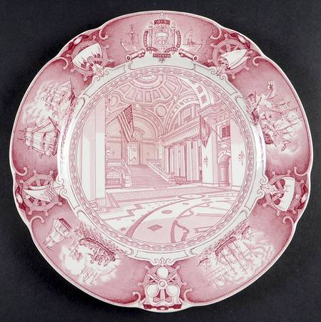 United States Naval Academy Mulberry Dinner Plate