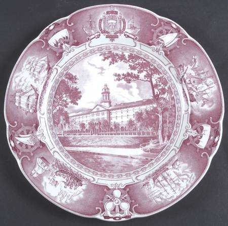 United States Naval Academy Mulberry Dinner Plate
