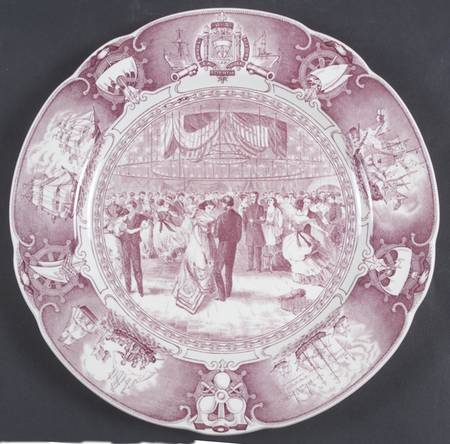 United States Naval Academy Mulberry Dinner Plate