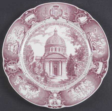 United States Naval Academy Mulberry Dinner Plate