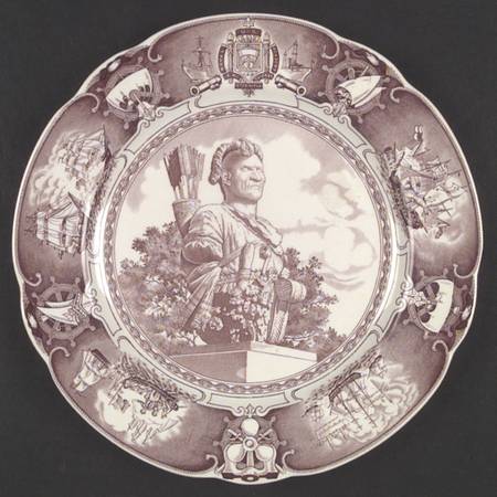 United States Naval Academy Mulberry Dinner Plate