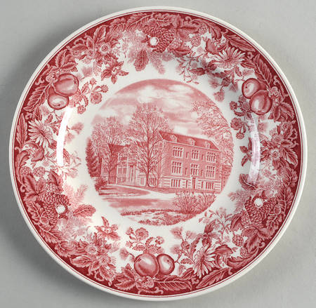 Vassar College Pink Salad Plate