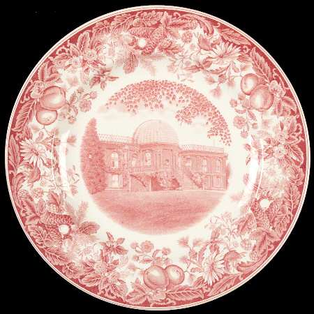 Vassar College Pink Dinner Plate