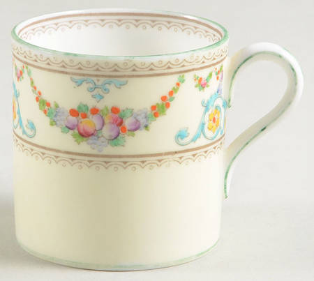 Ventnor (Ivory Background) Bond Shape Demitasse Cup