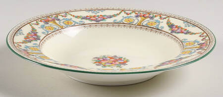 Ventnor (Ivory Background) Rim Cereal Bowl