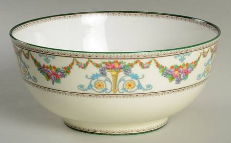 Ventnor (Ivory Background) 8" Salad Serving Bowl