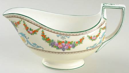 Ventnor (Ivory Background) Gravy Boat