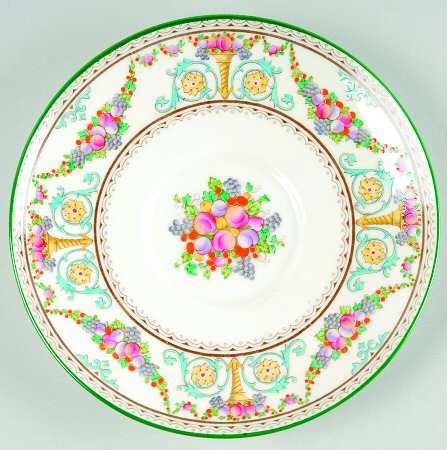 Ventnor (Ivory Background) Saucer for Footed Cream Soup Bowl