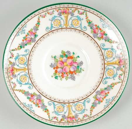 Ventnor (Ivory Background) Saucer for Cream Soup Bowl