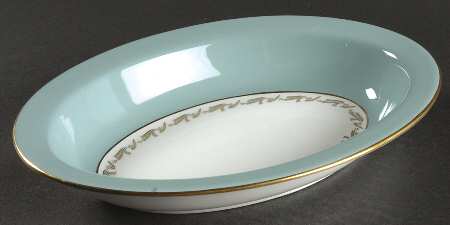 Venus Gold Design 10" Oval Vegetable Bowl