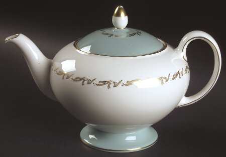 Venus Gold Design Teapot & Lid