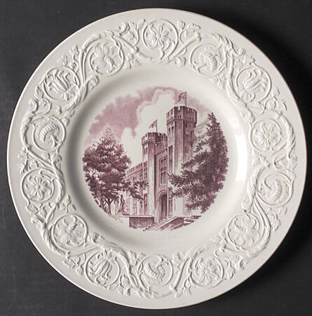 Virginia Military Institute Mulberry Dinner Plate