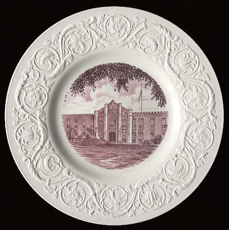 Virginia Military Institute Mulberry Dinner Plate