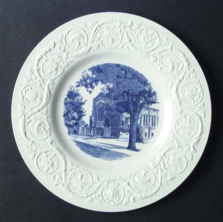 Virginia Military Institute Blue Dinner Plate