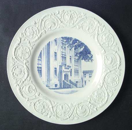 Virginia Military Institute Blue Dinner Plate