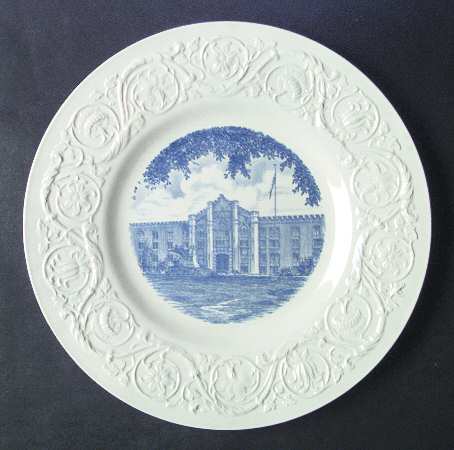 Virginia Military Institute Blue Dinner Plate