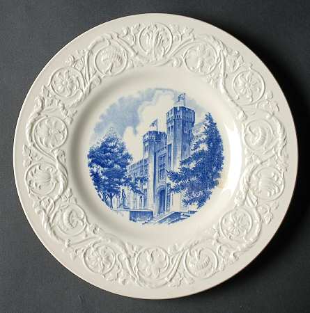 Virginia Military Institute Blue Dinner Plate