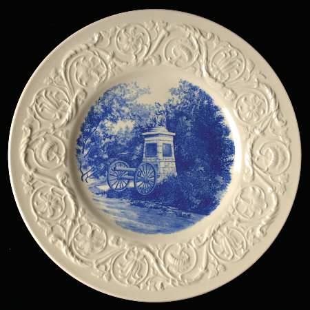 Virginia Military Institute Blue Luncheon Plate