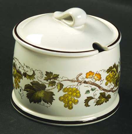 Vine (Croft) Sugar Bowl & Lid