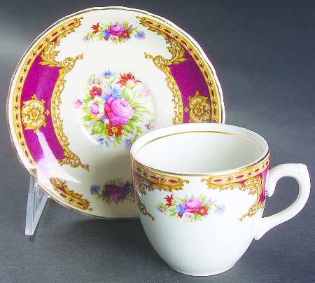 Vincent Flat Demitasse Cup & Saucer Set