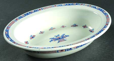 Vieux Rouen 9" Oval Vegetable Bowl