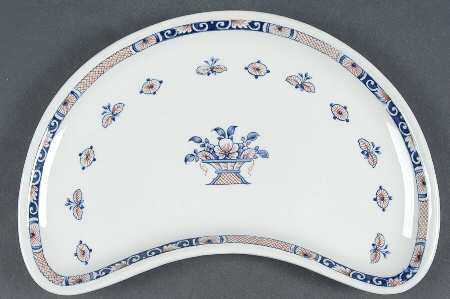 Vieux Rouen Crescent Salad Plate