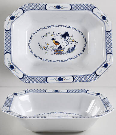 Volendam 10" Oval Vegetable Bowl