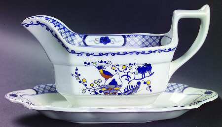 Volendam Gravy Boat with Attached Underplate